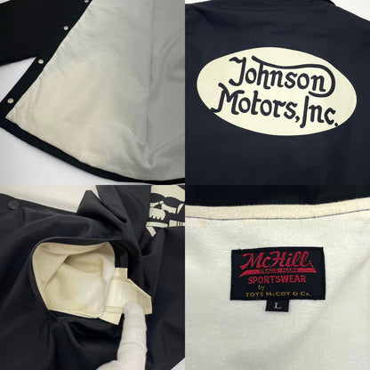 【中古】TOYS McCOY | トイズマッコイ JOHNSON MOTORS, INC. COACH JACKET JOMO その他アウター TMJ1809 ブラック サイズ：L【尾張小牧店】
