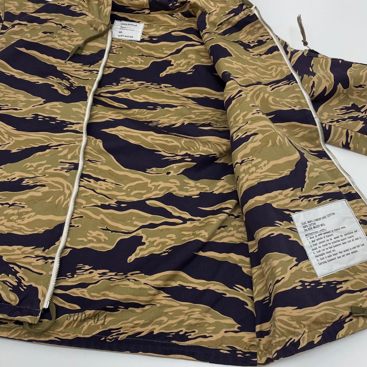 【中古】The REAL McCOY'S | ザリアルマッコイズ TIGER CAMOUFLAGE PARKA ジャケット　パーカー MJ24004 カモ柄 サイズ：L【尾張小牧店】