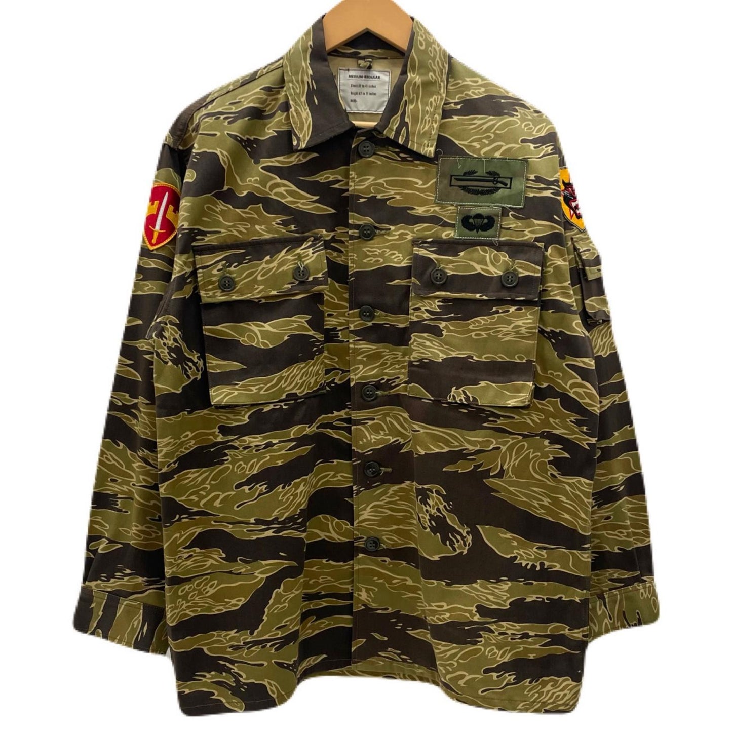 【中古】The REAL McCOY'S | ザリアルマッコイズ TIGER CAMOUFLAGE SHIRT ミリタリージャケット カモ柄 サイズ：M【尾張小牧店】