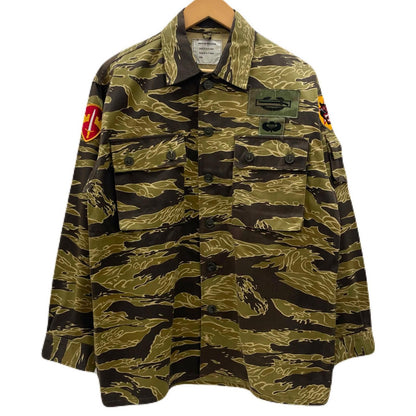 【中古】The REAL McCOY'S | ザリアルマッコイズ TIGER CAMOUFLAGE SHIRT ミリタリージャケット カモ柄 サイズ：M【尾張小牧店】