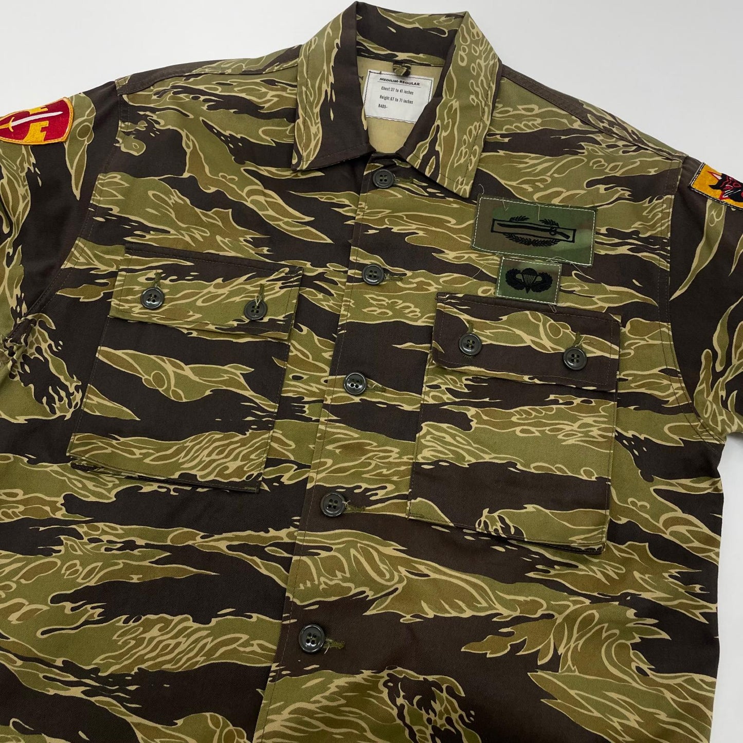 【中古】The REAL McCOY'S | ザリアルマッコイズ TIGER CAMOUFLAGE SHIRT ミリタリージャケット カモ柄 サイズ：M【尾張小牧店】