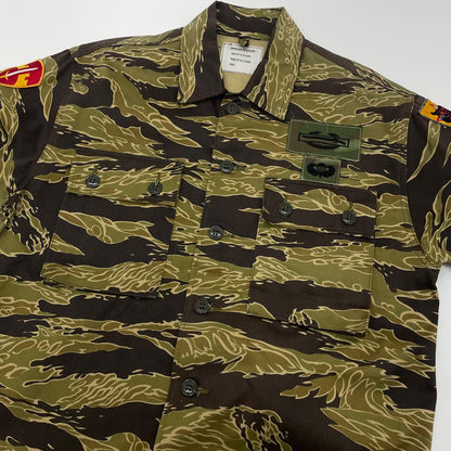 【中古】The REAL McCOY'S | ザリアルマッコイズ TIGER CAMOUFLAGE SHIRT ミリタリージャケット カモ柄 サイズ：M【尾張小牧店】