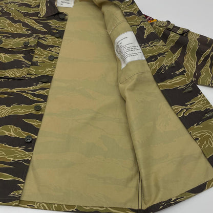 【中古】The REAL McCOY'S | ザリアルマッコイズ TIGER CAMOUFLAGE SHIRT ミリタリージャケット カモ柄 サイズ：M【尾張小牧店】