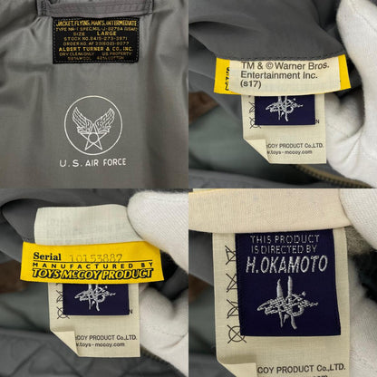【中古】TOYS McCOY | トイズマッコイ MA-1 ALBERT TURNER CUSTOM ミリタリーコート カーキ サイズ：L【尾張小牧店】