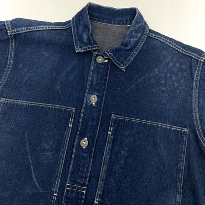 【中古】Buzz Rickson's | バズリクソンズ　U.S. ARMY M-35 DENIM PULLOVER JACKET　カバーオール ブルー【尾張小牧店】