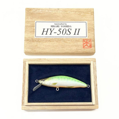 【フィッシング/釣り/釣具/ルアー】 魚類模型作家 吉田 光　HY-50S II　吉田チャートパールホワイト【尾張小牧店】