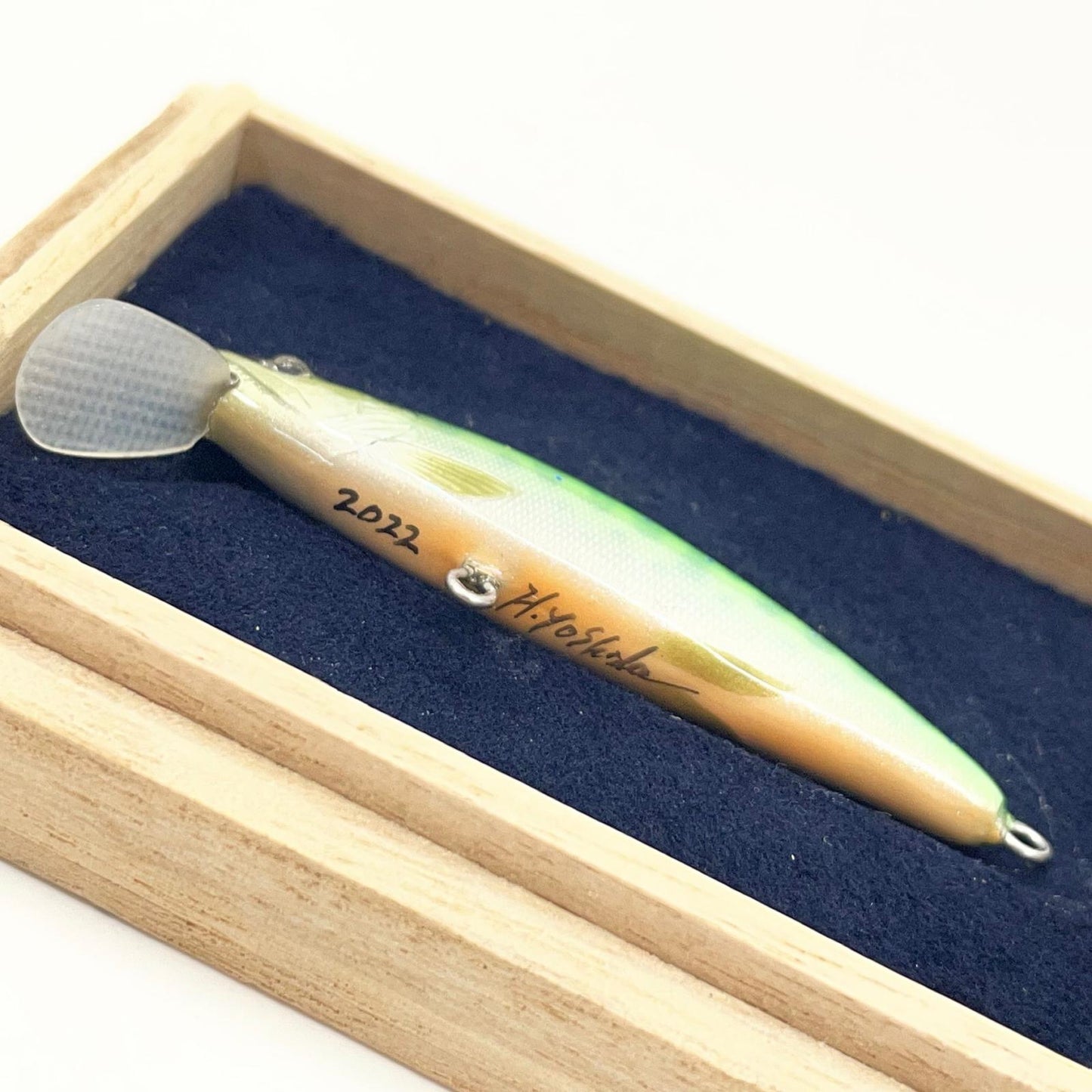 【フィッシング/釣り/釣具/ルアー】 魚類模型作家 吉田 光　HY-50S II　吉田チャートパールホワイト【尾張小牧店】