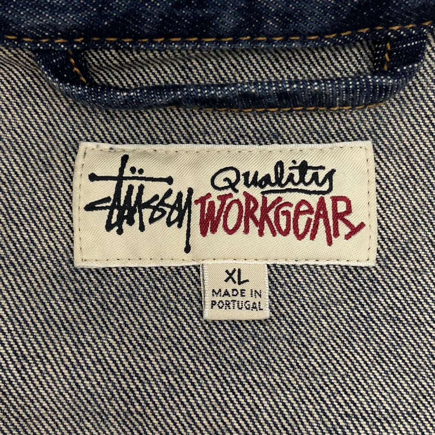 【中古】STUSSY | ステューシー　25SS WORKGEAR　VINTAGE DENIM TRUCKER JACKET デニムジャケット ネイビー サイズ：XL【尾張小牧店】