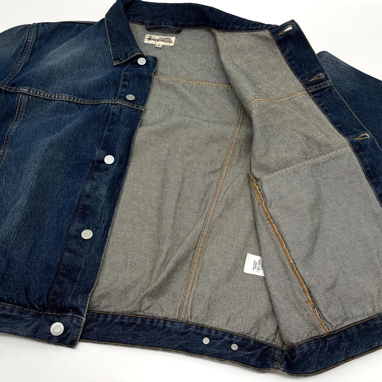【中古】STUSSY | ステューシー　25SS WORKGEAR　VINTAGE DENIM TRUCKER JACKET デニムジャケット ネイビー サイズ：XL【尾張小牧店】