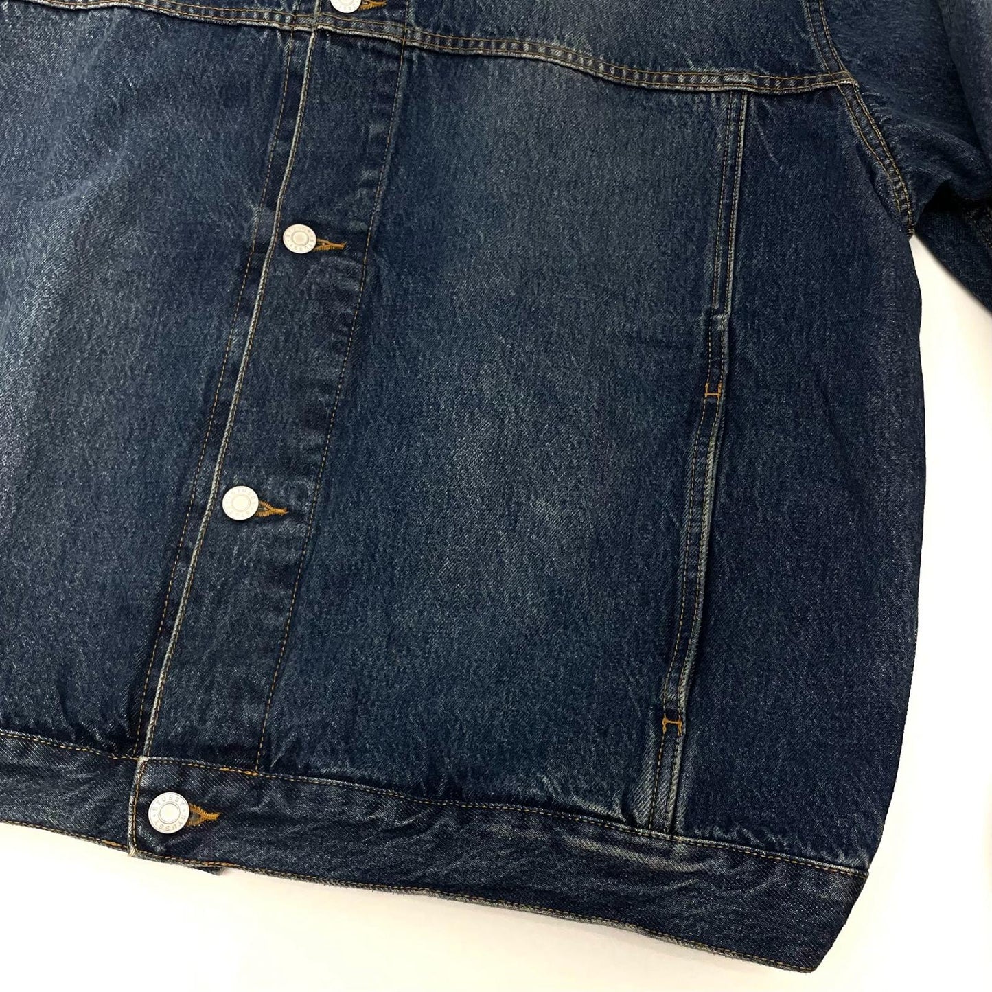 【中古】STUSSY | ステューシー　25SS WORKGEAR　VINTAGE DENIM TRUCKER JACKET デニムジャケット ネイビー サイズ：XL【尾張小牧店】