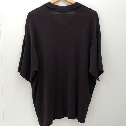 【中古】crepuscule | クレプスキュール Washi Open Collar S/S Shirt 半袖シャツ 2601-017 ブラウン サイズ：2【尾張小牧店】