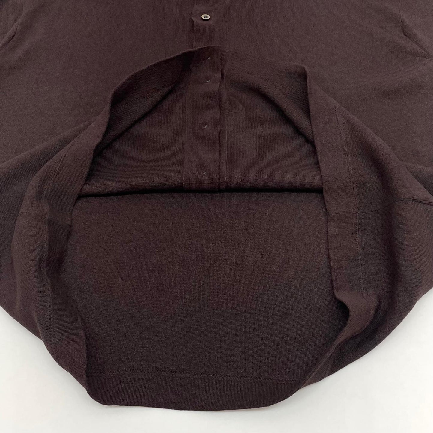 【中古】crepuscule | クレプスキュール Washi Open Collar S/S Shirt 半袖シャツ 2601-017 ブラウン サイズ：2【尾張小牧店】