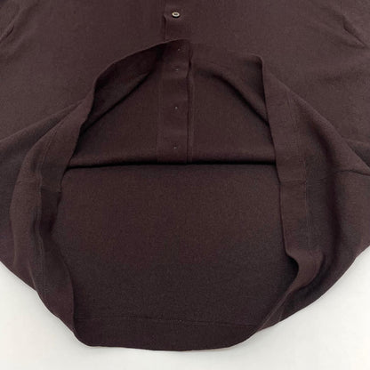 【中古】crepuscule | クレプスキュール Washi Open Collar S/S Shirt 半袖シャツ 2601-017 ブラウン サイズ：2【尾張小牧店】