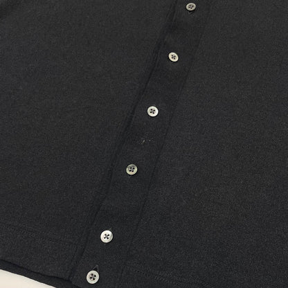 【中古】crepuscule | クレプスキュール Washi Open Collar S/S Shirt 半袖シャツ 2601-017 ブラック サイズ：2【尾張小牧店】