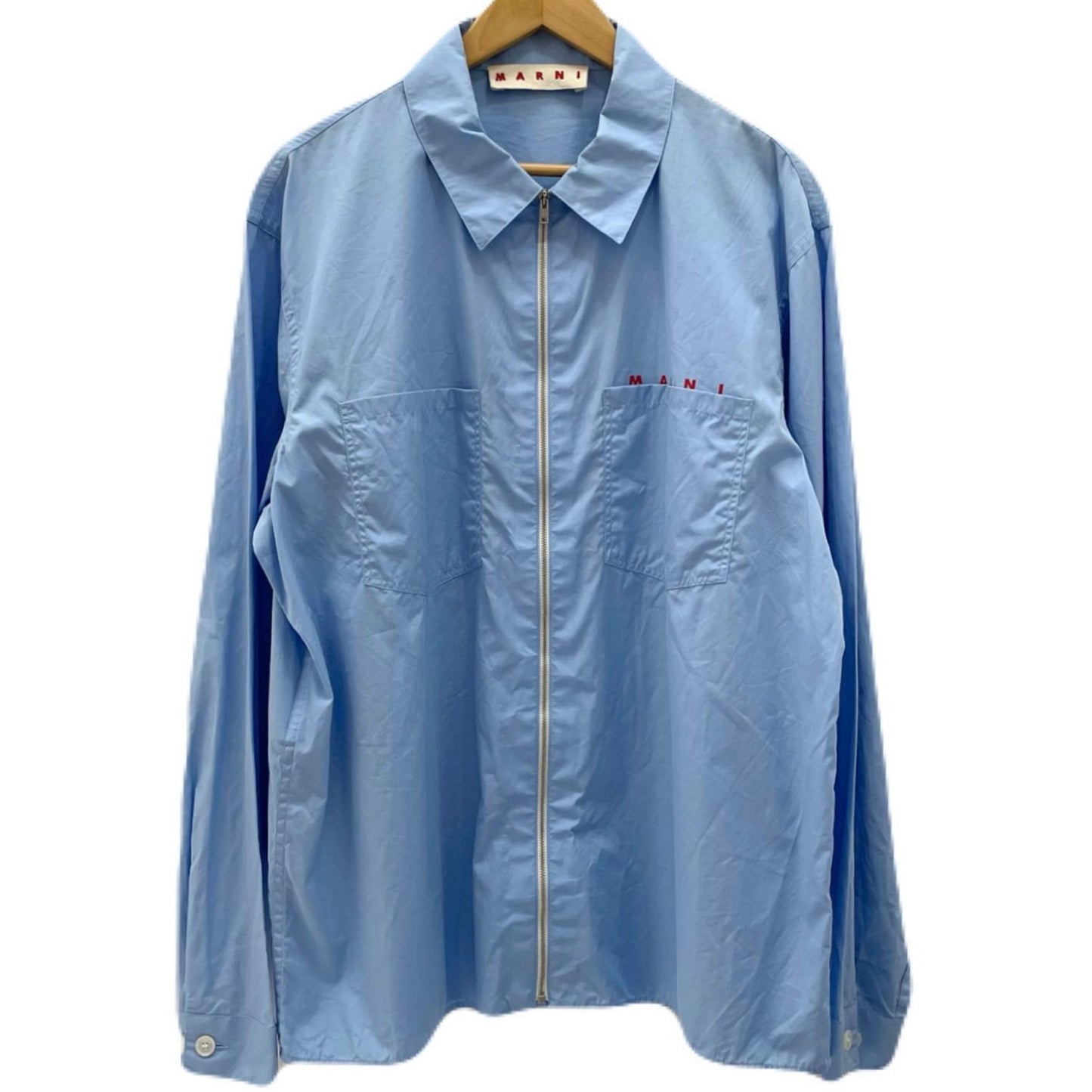 【中古】MARNI | マルニ　25AW 長袖シャツ CUMU0297P0 ブルー サイズ：50【尾張小牧店】