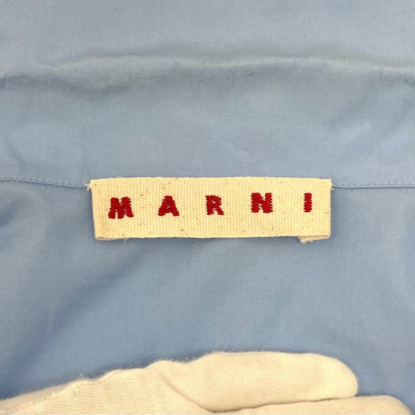 【中古】MARNI | マルニ　25AW 長袖シャツ CUMU0297P0 ブルー サイズ：50【尾張小牧店】