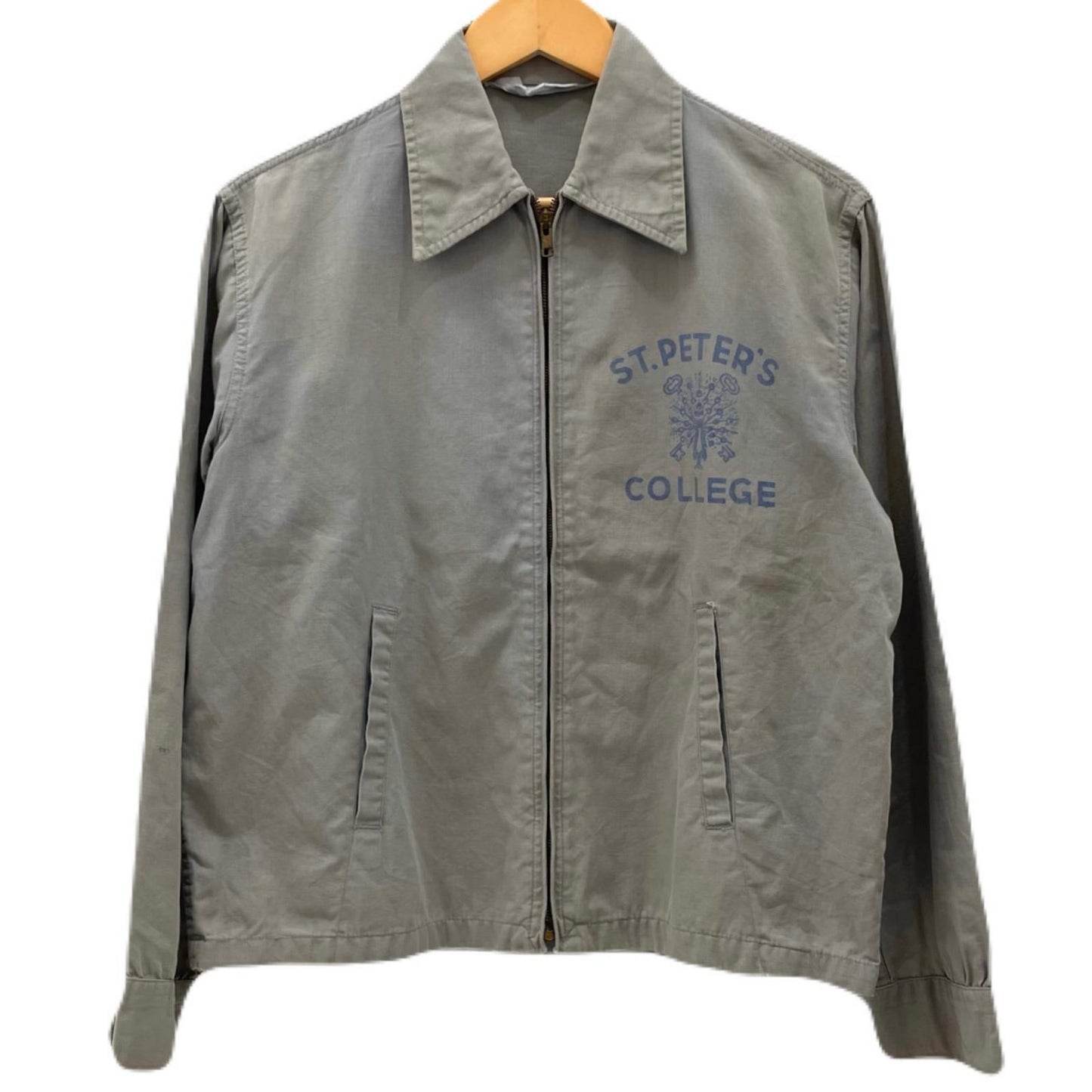 【中古】VINTAGE | ビンテージ 50S　染み込みプリント ジャケット　グレー【尾張小牧店】