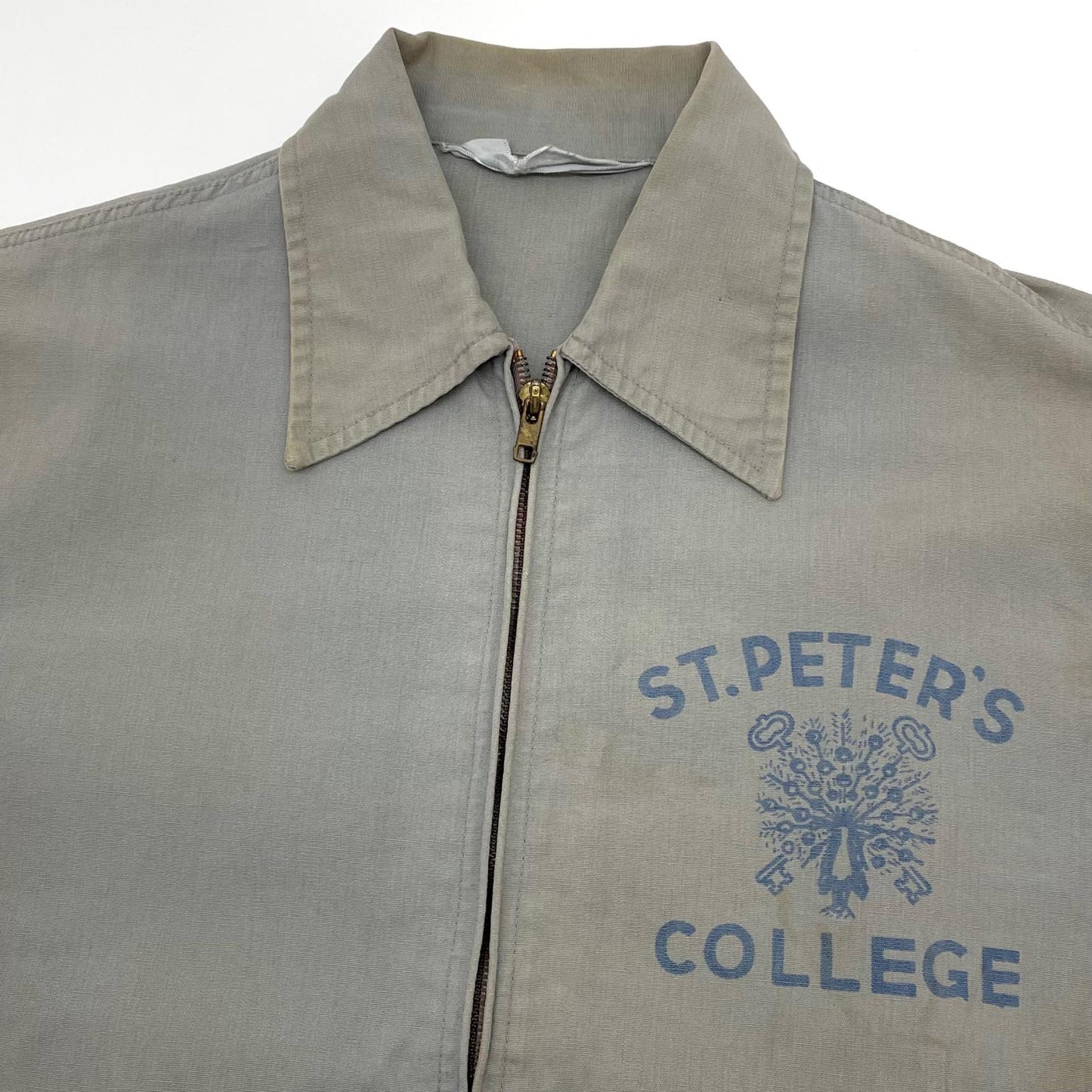 【中古】VINTAGE | ビンテージ 50S　染み込みプリント ジャケット　グレー【尾張小牧店】