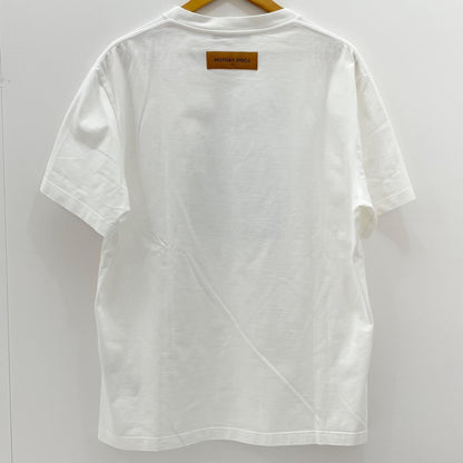 【中古】LOUIS VUITTON | ルイ・ヴィトン 23SS ハウスプリント　半袖Ｔシャツ RM2319 NPG HOY01W ホワイト サイズ：XXL【尾張小牧店】