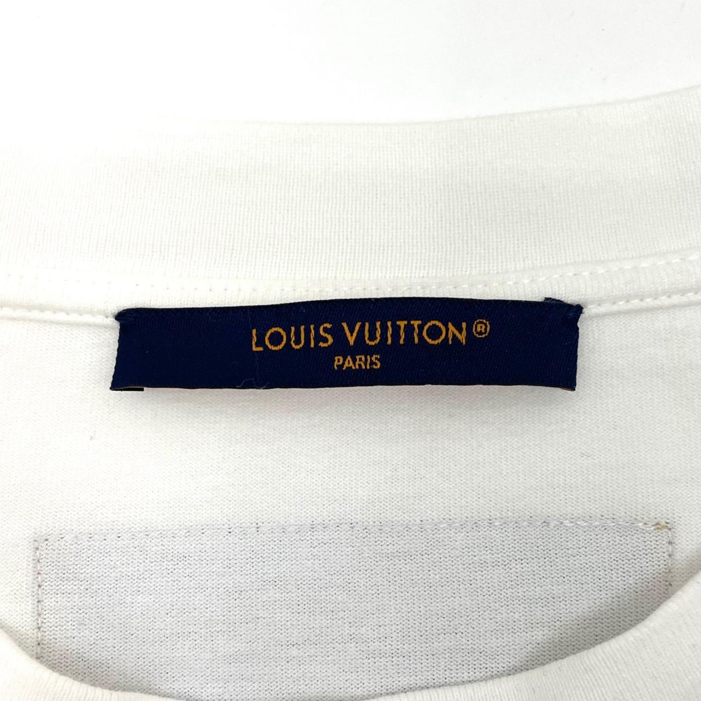 【中古】LOUIS VUITTON | ルイ・ヴィトン 23SS ハウスプリント　半袖Ｔシャツ RM2319 NPG HOY01W ホワイト サイズ：XXL【尾張小牧店】