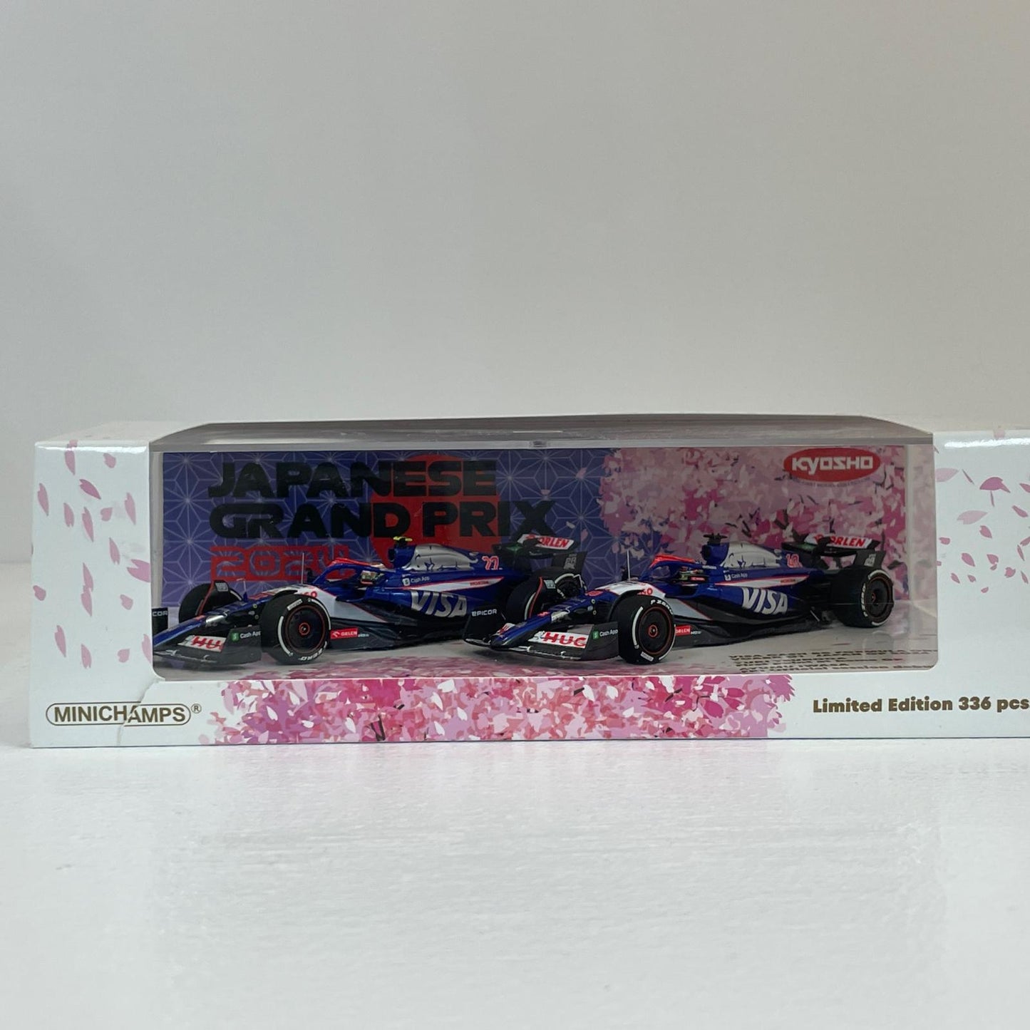 ミニチャンプス 1/43 ビザ キャッシュ RB F1 チーム VCARB 01 角田裕毅 & 岩佐歩夢 日本GP 2024 2台セット 限定336台【尾張小牧店】