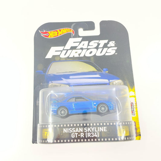ホットウィール レトロエンターテイメント　NISSAN　SKYLINE　GT-R　R34【尾張小牧店】