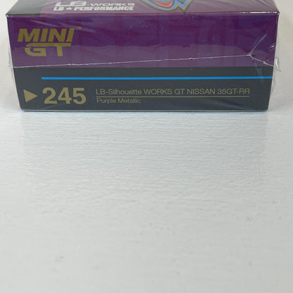 MINI GT 1/64 LB-Silhouette WORKS GT Nissan 35GT-RR バージョン 1 `Purple Metallic` (左ハンドル)【尾張小牧店】