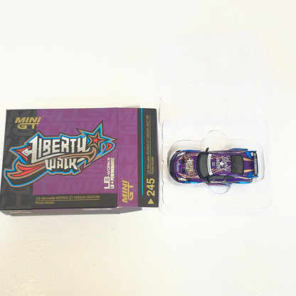 MINI GT 1/64 LB-Silhouette WORKS GT Nissan 35GT-RR バージョン 1 `Purple Metallic` (左ハンドル)【尾張小牧店】