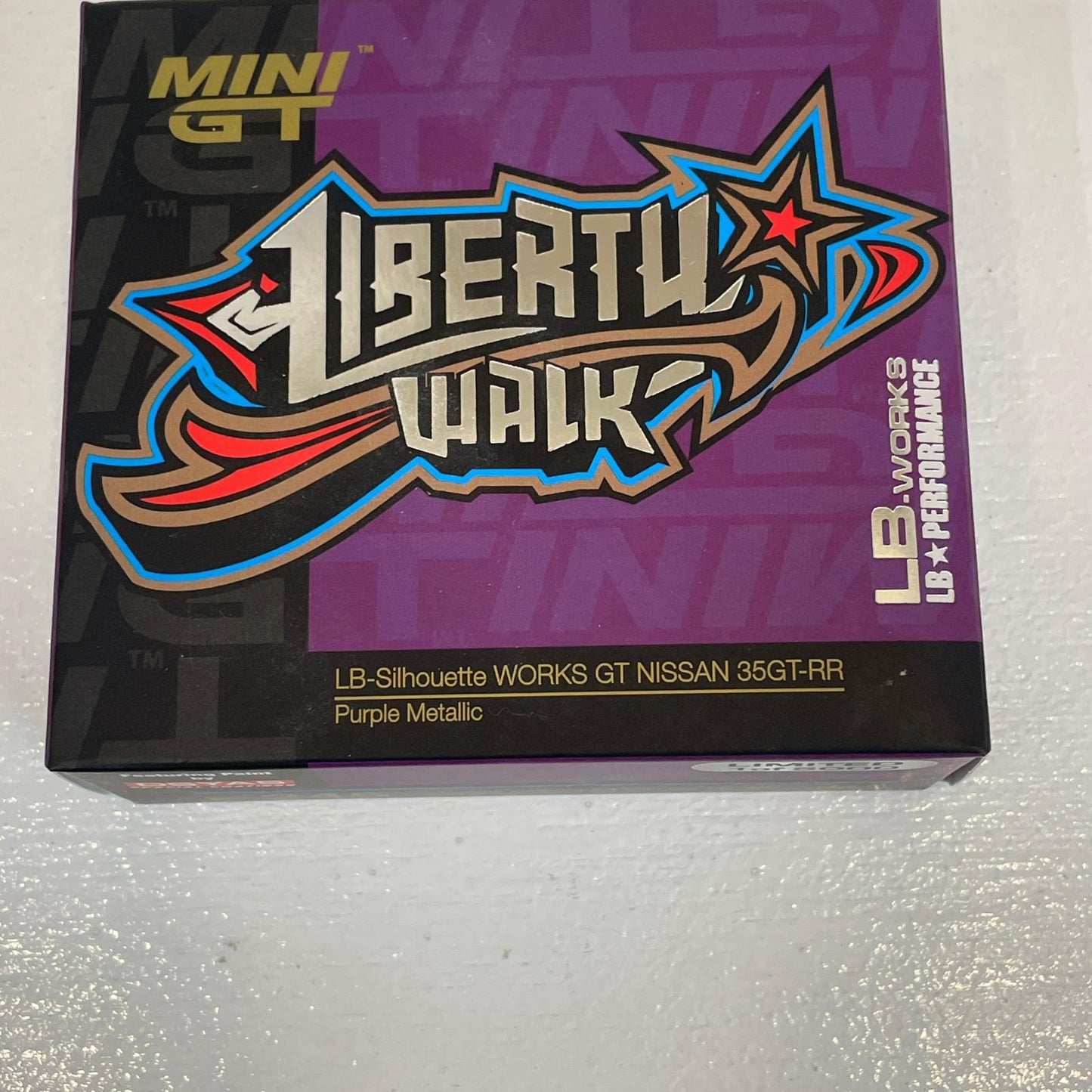MINI GT 1/64 LB-Silhouette WORKS GT Nissan 35GT-RR バージョン 1 `Purple Metallic` (左ハンドル)【尾張小牧店】