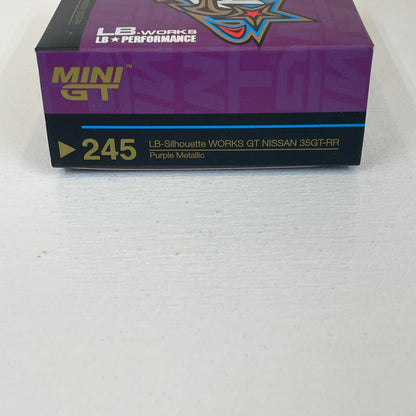 MINI GT 1/64 LB-Silhouette WORKS GT Nissan 35GT-RR バージョン 1 `Purple Metallic` (左ハンドル)【尾張小牧店】