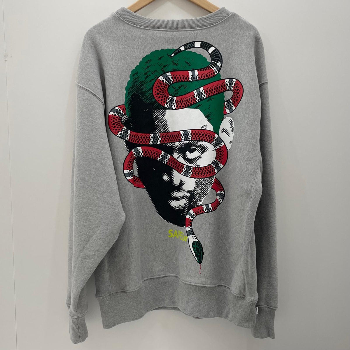 【中古】SAPEur | サプール　裏起毛 長袖スウェット グレー サイズ：XL【尾張小牧店】