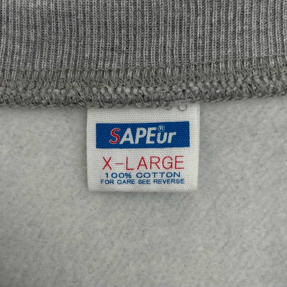 【中古】SAPEur | サプール　裏起毛 長袖スウェット グレー サイズ：XL【尾張小牧店】