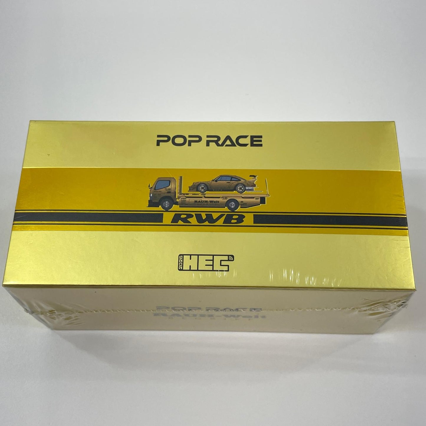 POP RACE HEC 2026 1/64 Porsche RWB 930 ゴールドクローム SET4 + Pandem Fuso 300フラットベッド【尾張小牧店】
