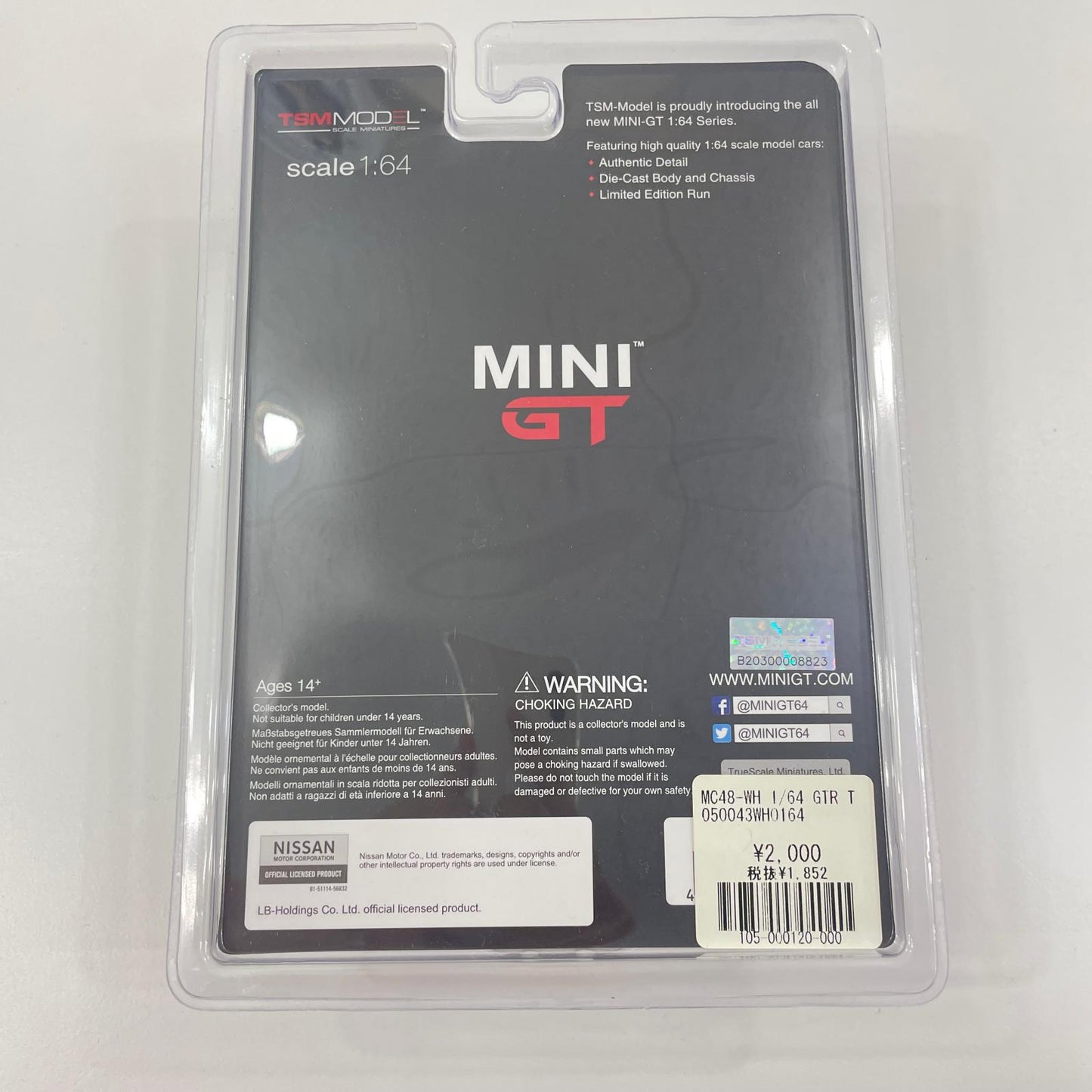 MINI GT LB★Works Nissan GTーR 白【尾張小牧店】