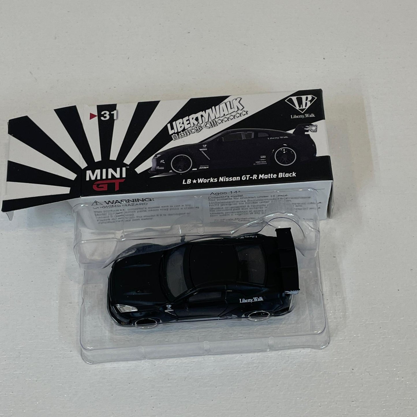 MINI-GT LBWK LB-WORKS 日産 GT-R マットブラック【尾張小牧店】