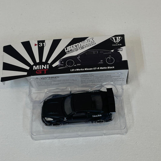 MINI-GT LBWK LB-WORKS 日産 GT-R マットブラック【尾張小牧店】