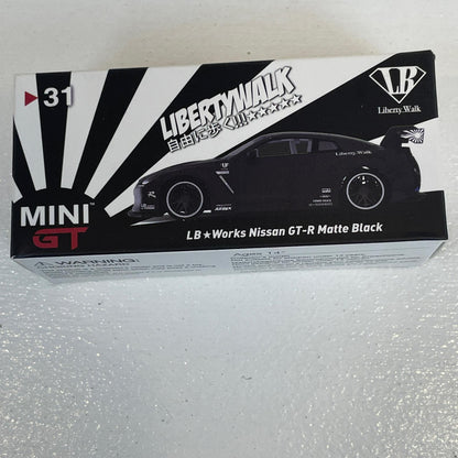 MINI-GT LBWK LB-WORKS 日産 GT-R マットブラック【尾張小牧店】