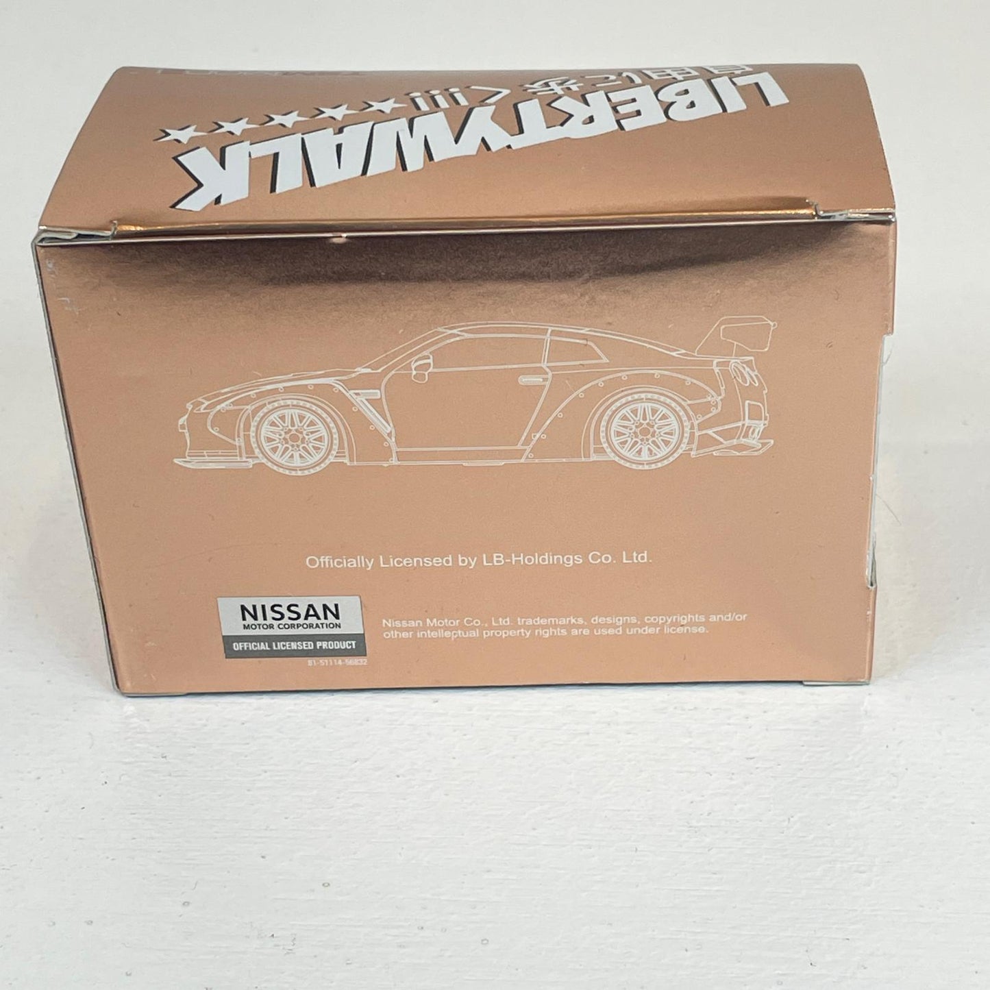 LB★WORKS 日産 GT-R R35 タイプ1 リアウイング バージョン1 マジックブロンズ (右ハンドル) (ミニカー)【尾張小牧店】