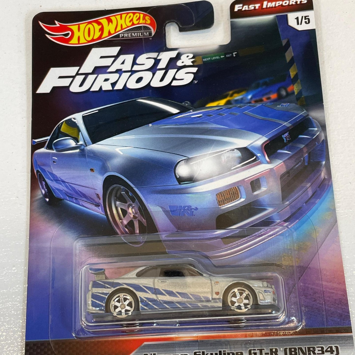 ホットウィール ワイルドスピード NISSAN SKYLINE　GT-R (R34)【尾張小牧店】