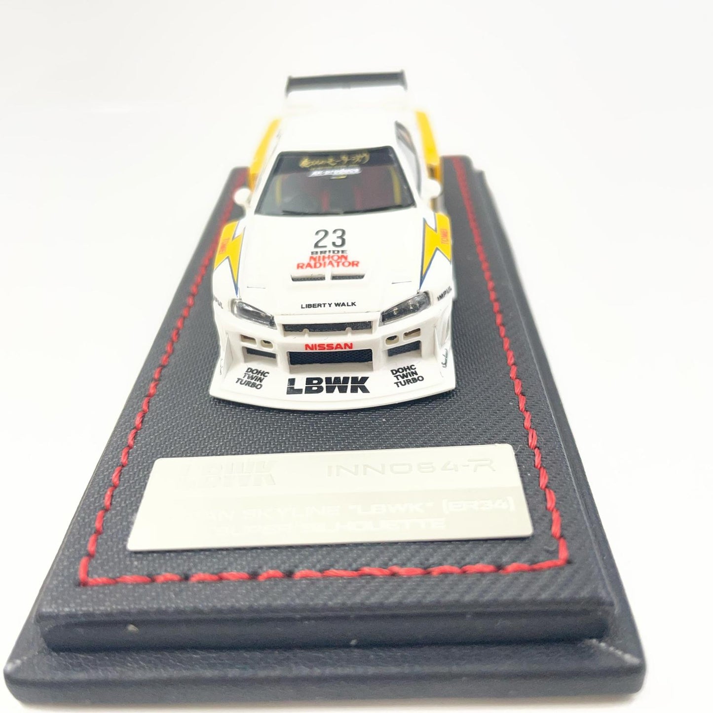 INNO64 IN64R-R34-LBSS 日産 SKYLINE 'LBWK'(ER34) SUPER SILHOUETTE RETORO LIVERY(右ハンドル)【尾張小牧店】