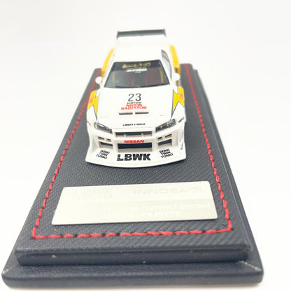 INNO64 IN64R-R34-LBSS 日産 SKYLINE 'LBWK'(ER34) SUPER SILHOUETTE RETORO LIVERY(右ハンドル)【尾張小牧店】