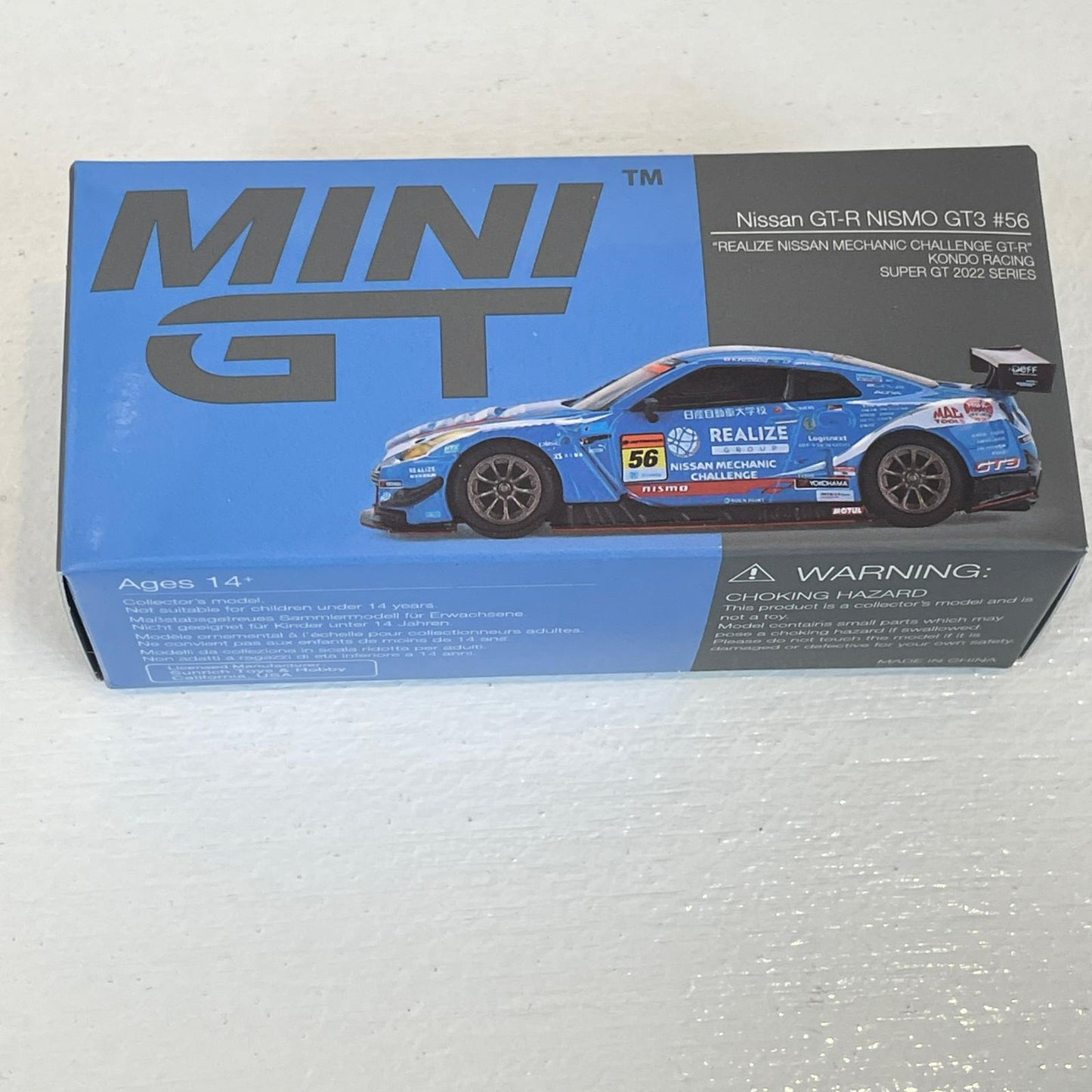 MINI GT 1/64 Nissan GT-R Nismo GT3 SUPER GTシリーズ 2022SERIES　#56 KONDO RACING【尾張小牧店】