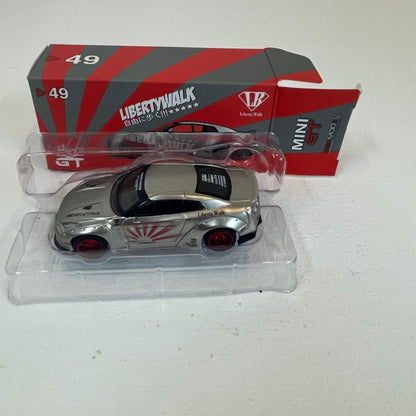 MINI GT 1/64 LB★Works Nissan GT-R FORGIATO(サテンシルバー)【尾張小牧店】