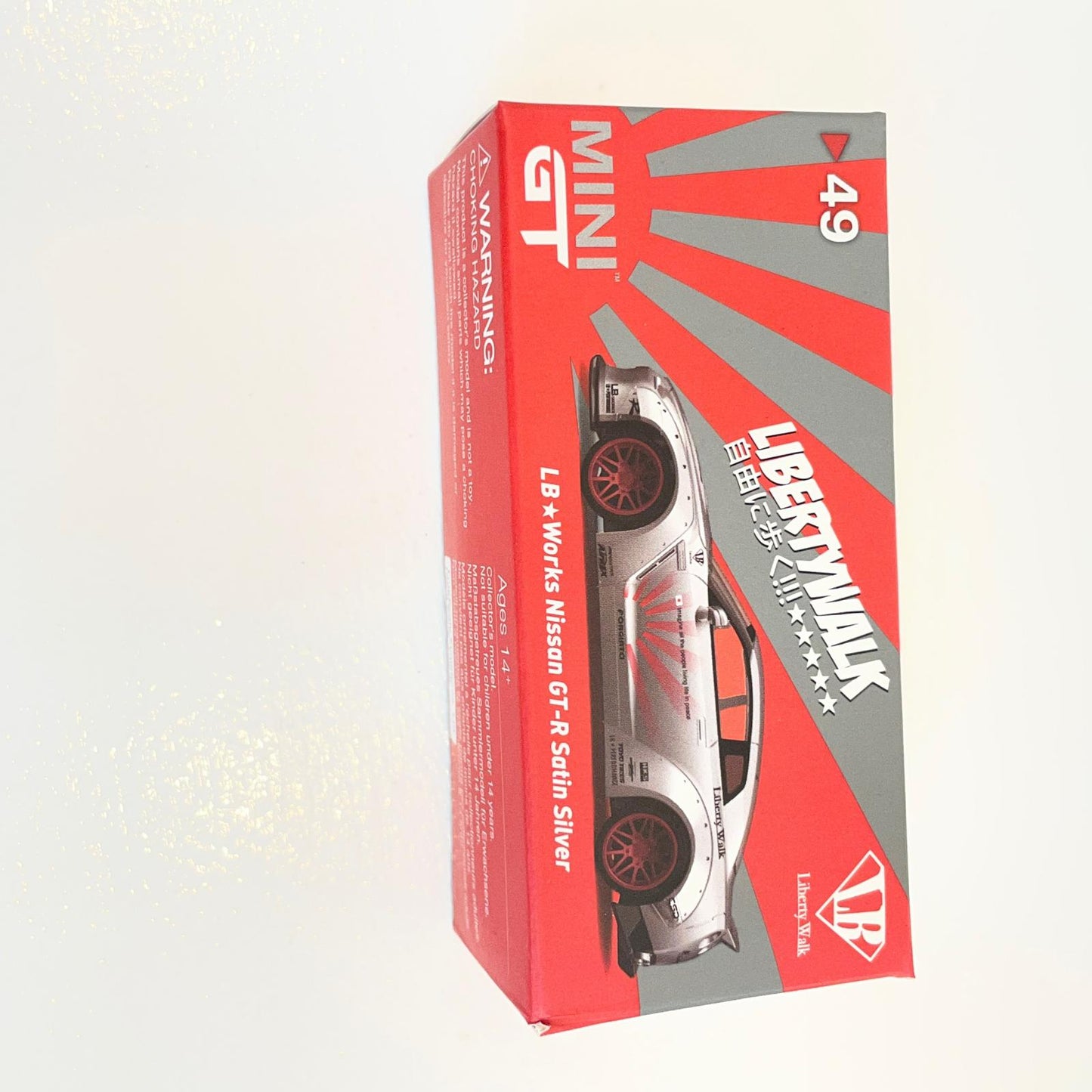 MINI GT 1/64 LB★Works Nissan GT-R FORGIATO(サテンシルバー)【尾張小牧店】