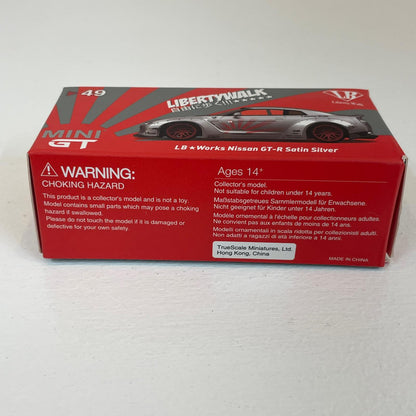 MINI GT 1/64 LB★Works Nissan GT-R FORGIATO(サテンシルバー)【尾張小牧店】