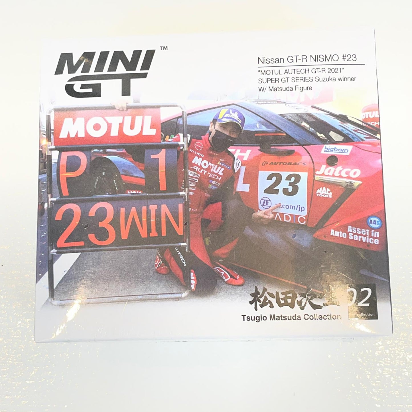 MINI GT 1/64 Nissan GT-R Nismo GT500 NISMO SUPER GTシリーズ2021 R3.Suzuka 優勝車 “MOTUL AUTECH GT-R” 松田次生コレクション【尾張小牧店】