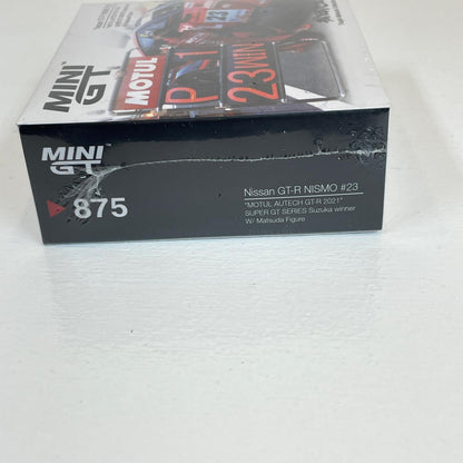 MINI GT 1/64 Nissan GT-R Nismo GT500 NISMO SUPER GTシリーズ2021 R3.Suzuka 優勝車 “MOTUL AUTECH GT-R” 松田次生コレクション【尾張小牧店】