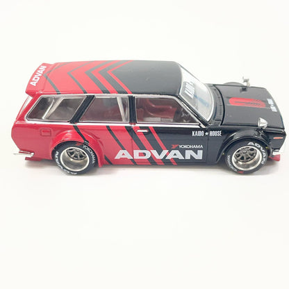 MINI GT KHMG033 ダットサン 510 ワゴン ADVAN KAIDO【尾張小牧店】