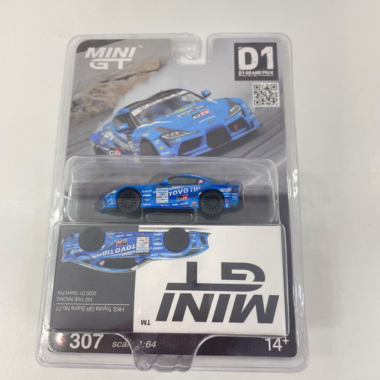 MINI GT MGT00307-D1 トヨタ HKS GR スープラ D1 GP2020 #77 H.Matsuyama FAT FIVE RACING (右ハンドル) 日本限定【尾張小牧店】