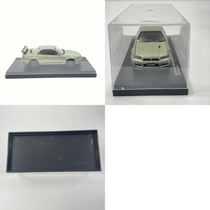京商 1/43 スカイライン GT-R R34 VスペックII 後期型 ニュル (ミレニアムジェイド)【尾張小牧店】